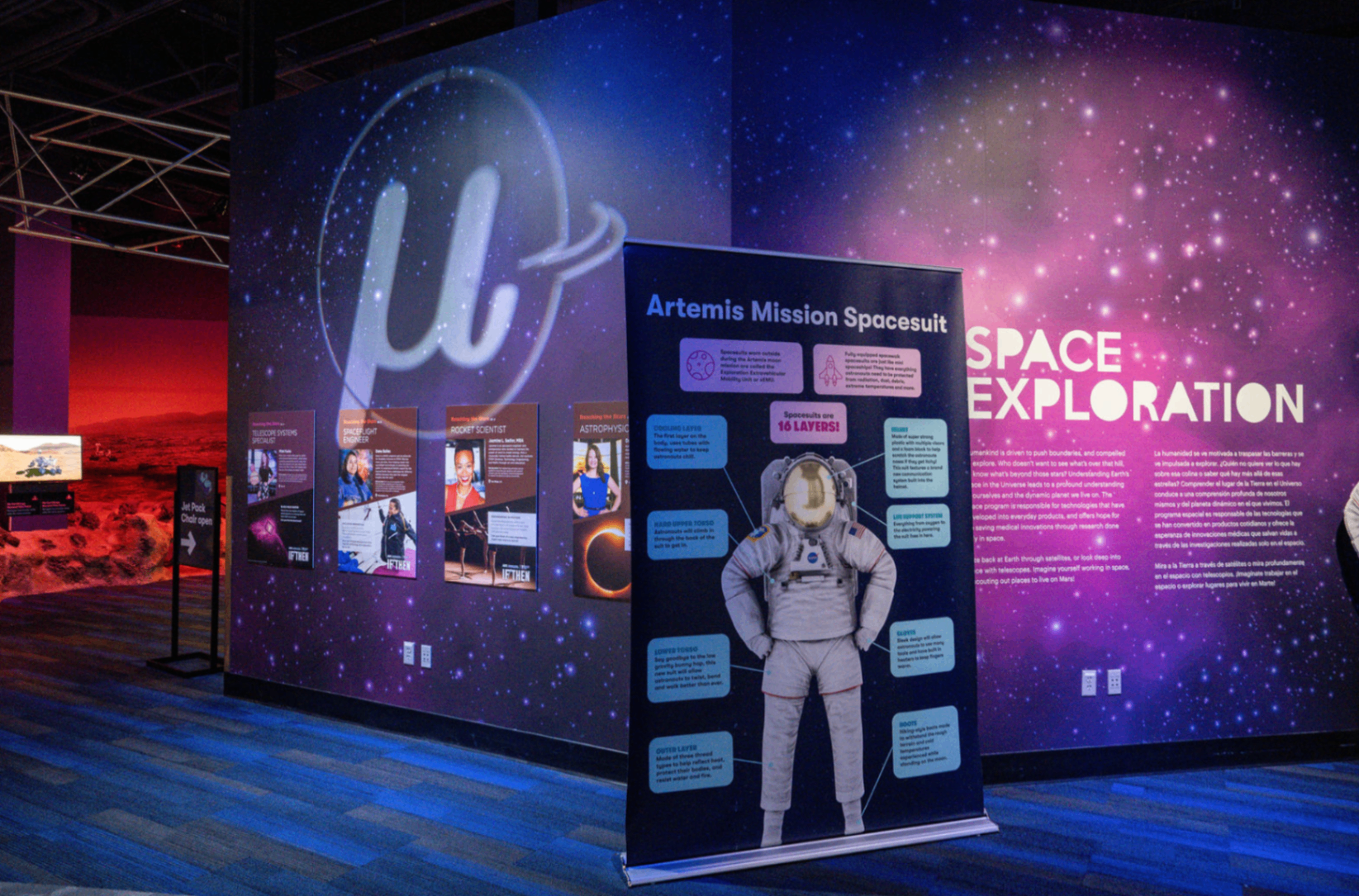Custom activation moment inside a branded space